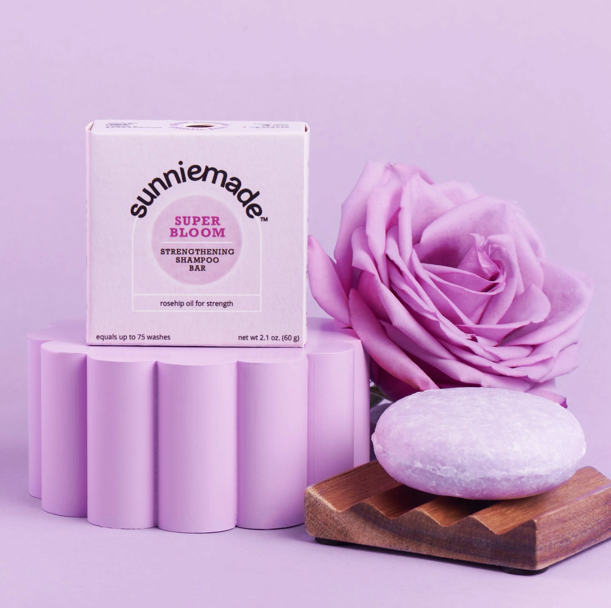 Sunniemade Super Bloom Strengthening Shampoo Bar Sunniemade