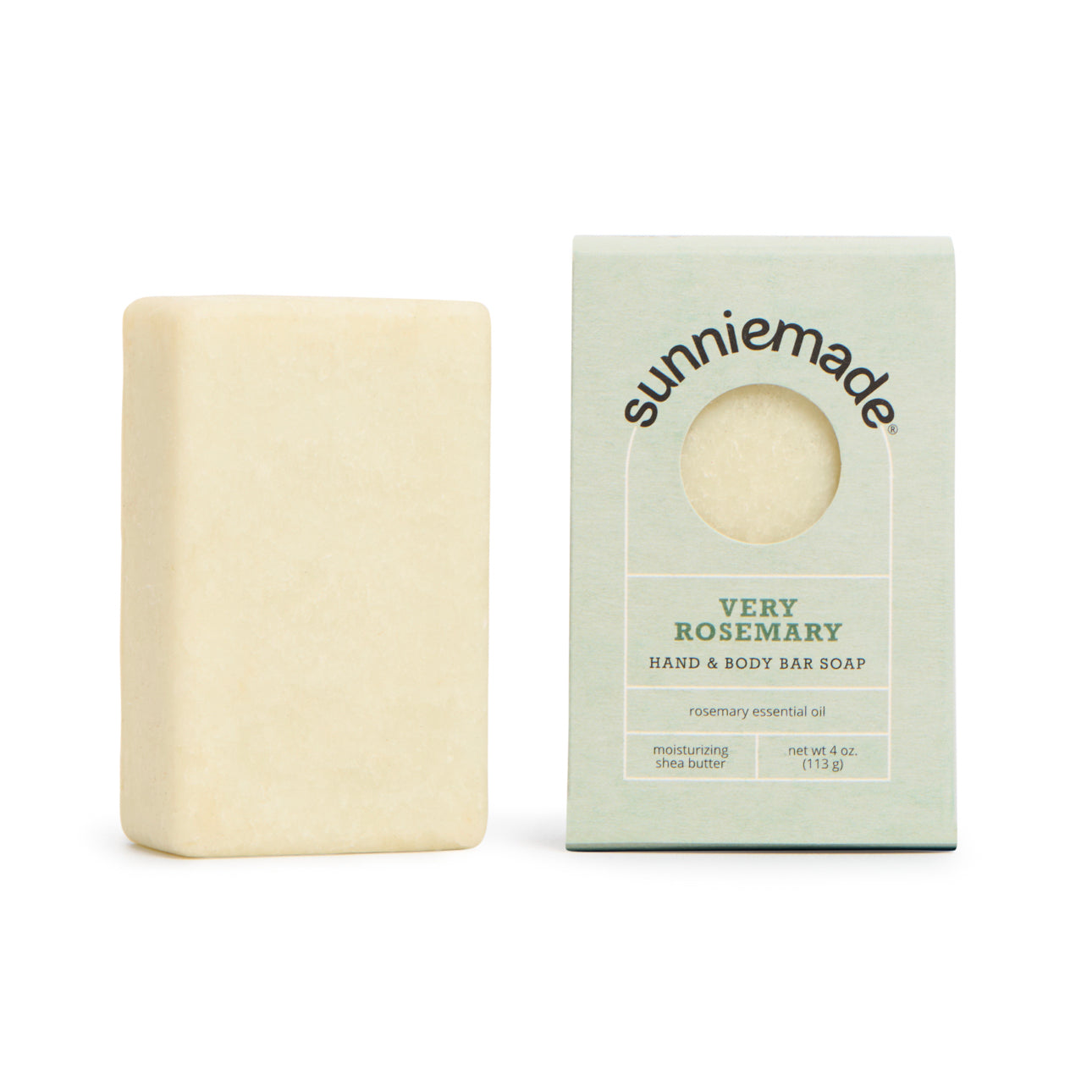 Moisturizing Rosemary + French Green Clay Soap Bar