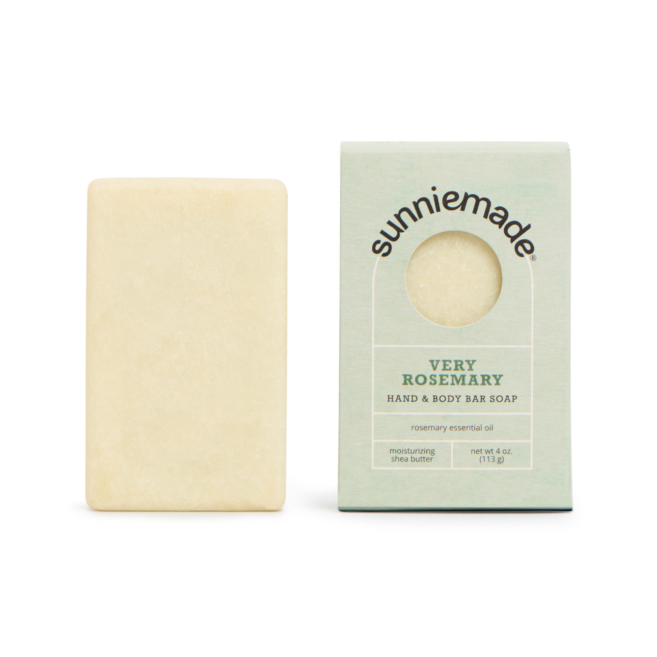 Moisturizing Rosemary + French Green Clay Soap Bar