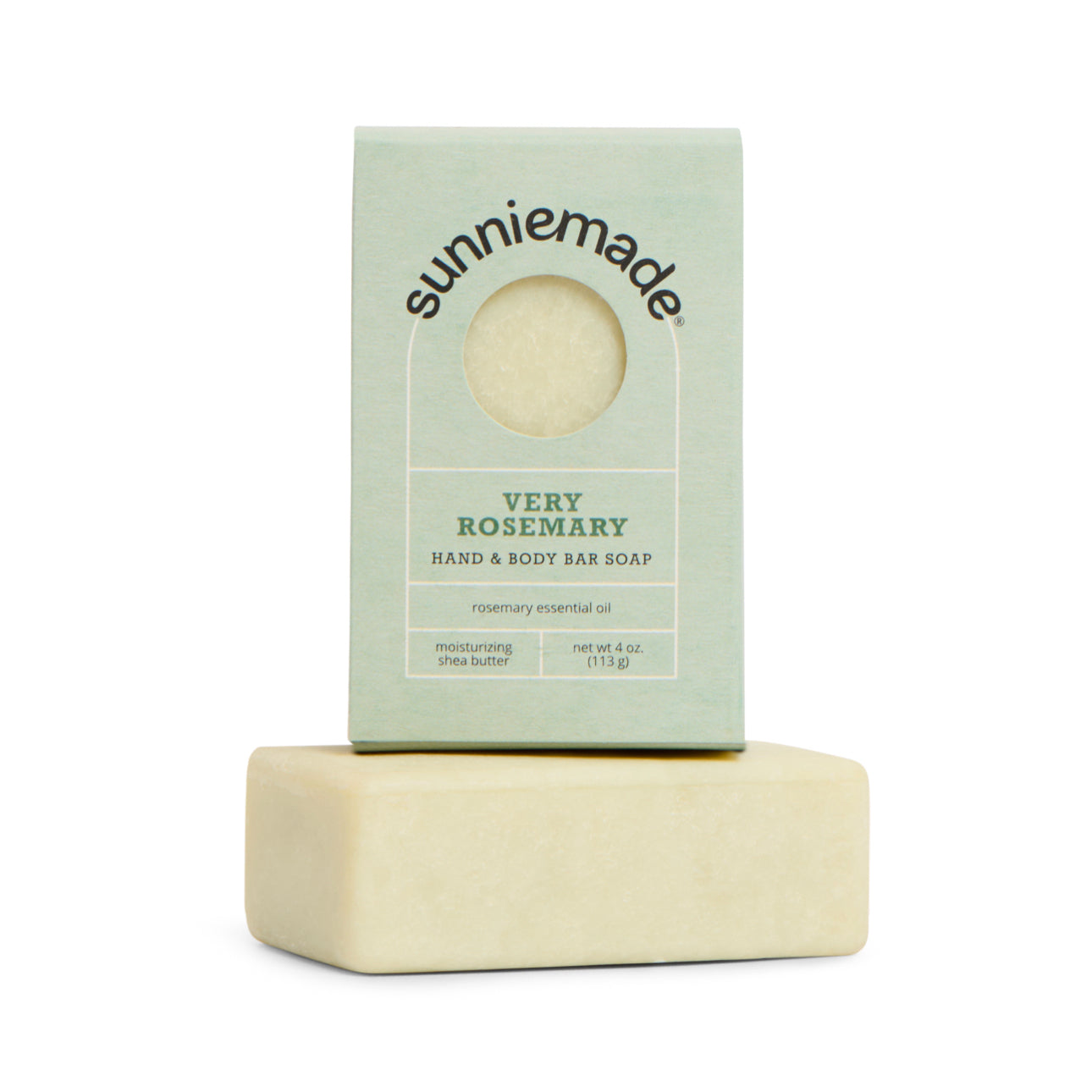 Moisturizing Rosemary + French Green Clay Soap Bar