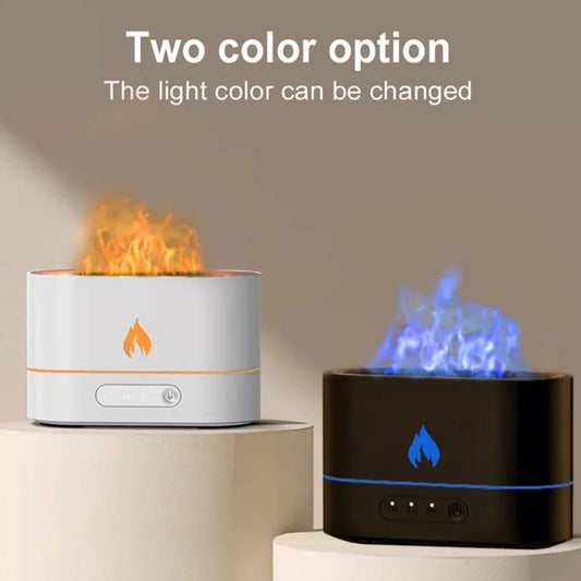 Essential Oil Diffuser With Flaming Effect And Timer - Leisure Life USA