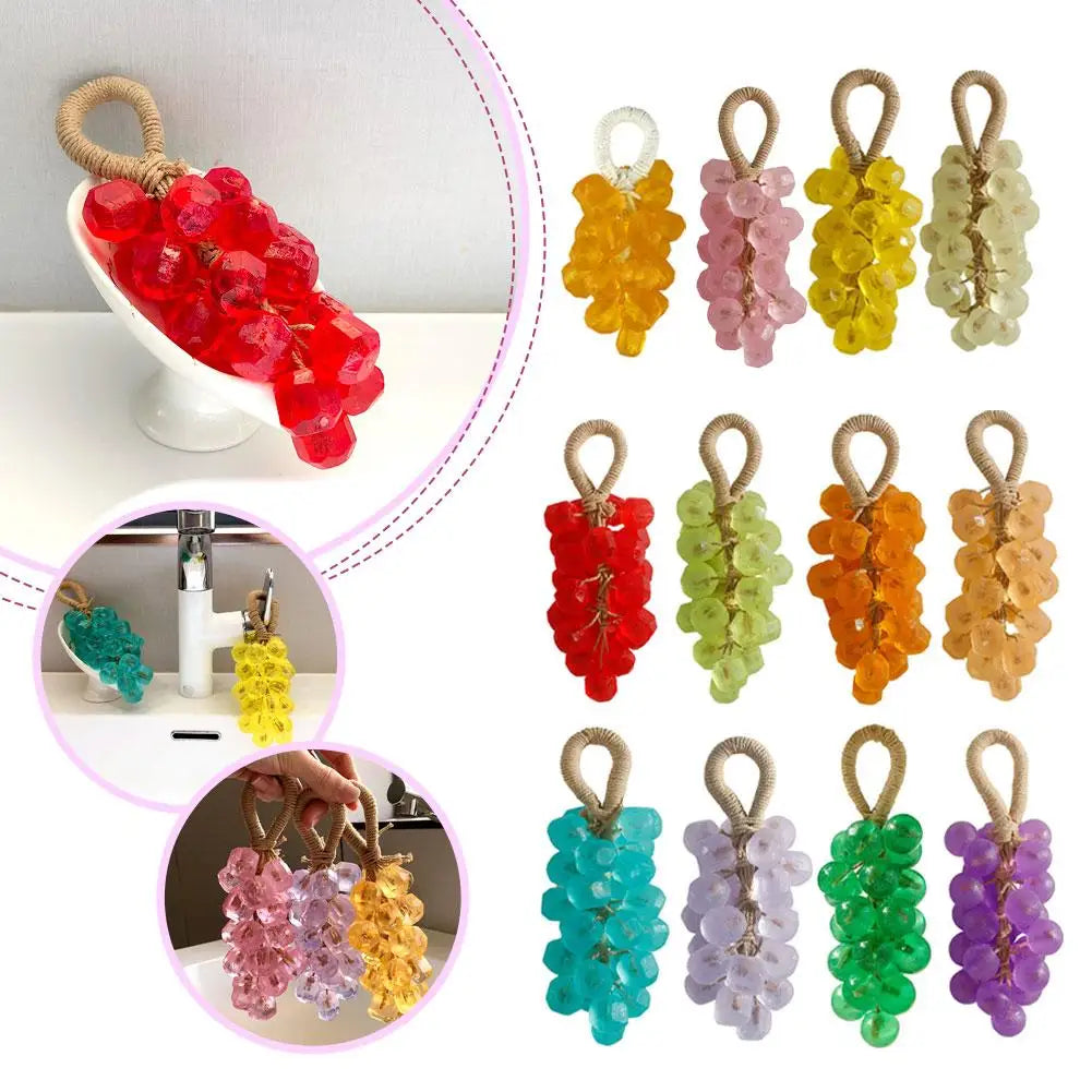 Grape Handmade Crystal Soap Natural DIY Grape Soap FruitAroma Scented Soap Creative Gift For Home Fragrance Friend Gift Bathroom