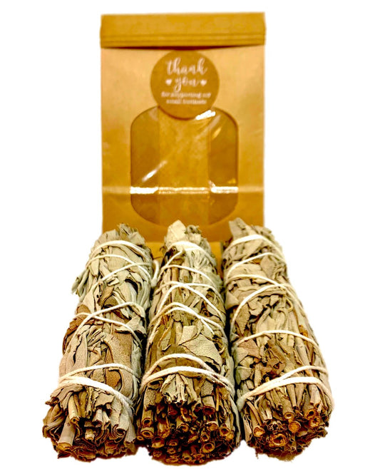 White Sage Smudge Pack of 3 - Leisure Life USA