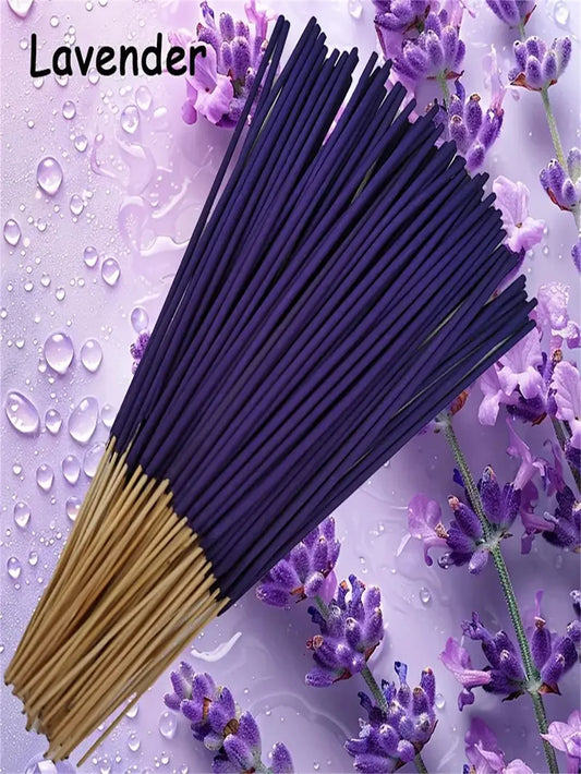 20/25/50/99 Pieces/Pack, Natural Lavender Scented Sticks, Aromatherapy Suitable for Home, Yoga, Tea Room and Meditation Scenes