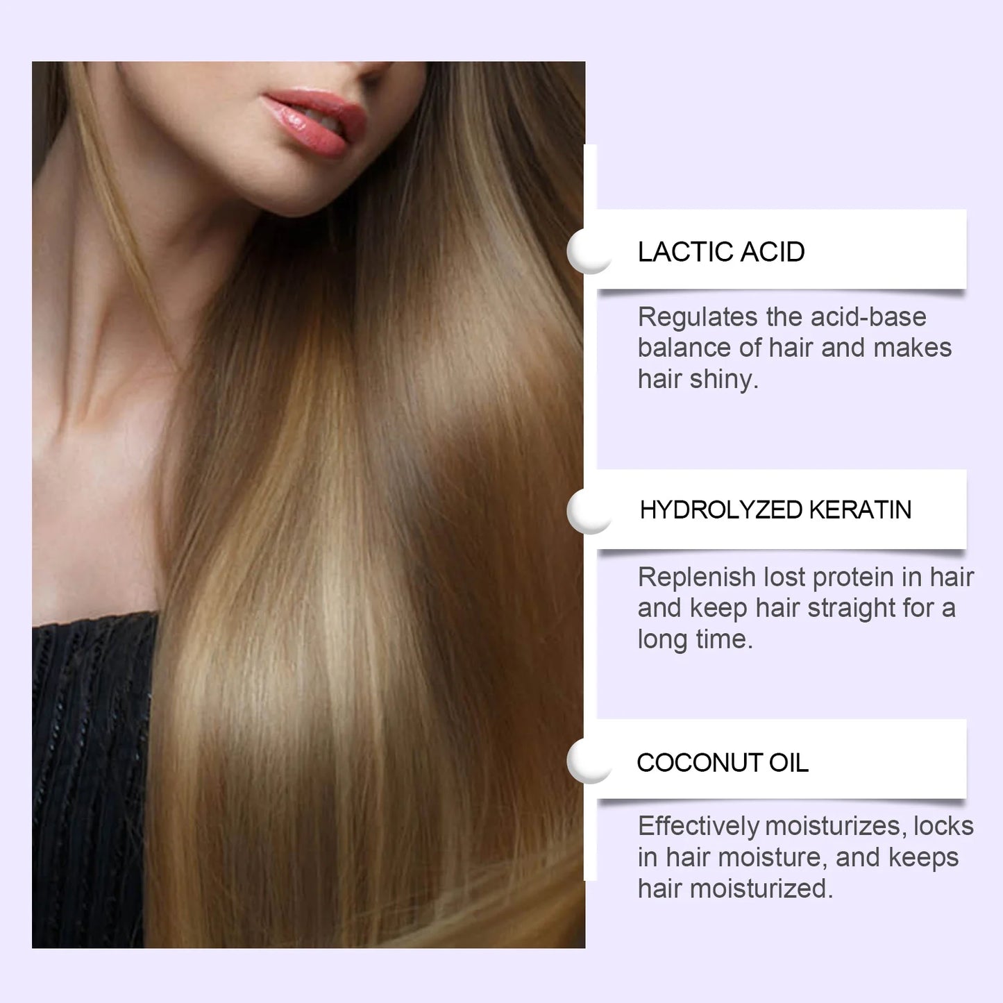 Keratin Protein Straightening Hair Mask Deep Repair for Dry Damaged Frizzy Hair Restore Softness Gloss Nourishing Hair Treatment