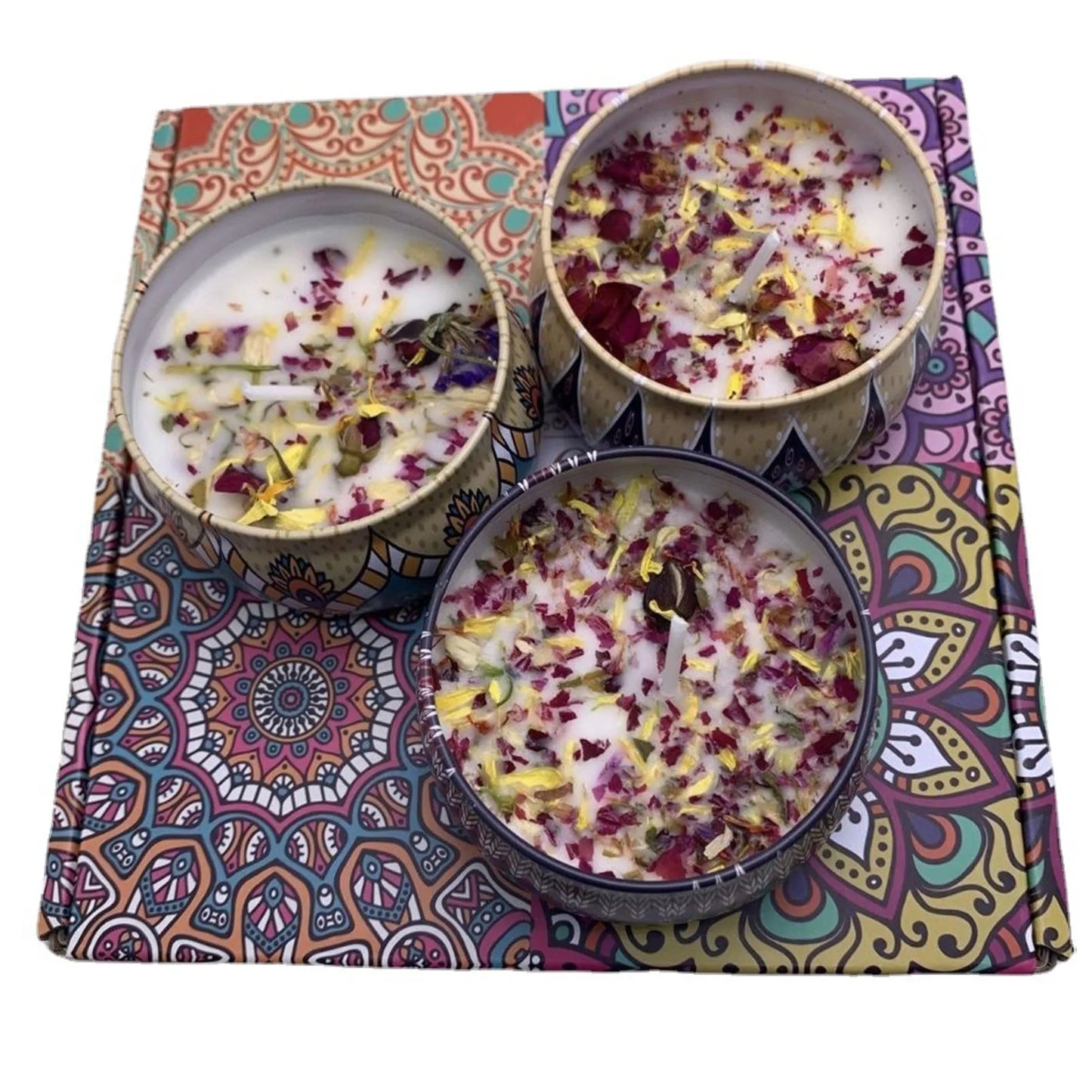 Candles Set Scented Candles Set with  Lavender Lemon Cocoa  Portable Aromatherapy Candle for Meditation Massage