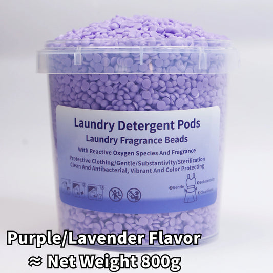 Laundry Scent Booster Beads, Lavender flavor Net Weight 800g per bottle, with measuring scoop.  Fragrance Enhancer