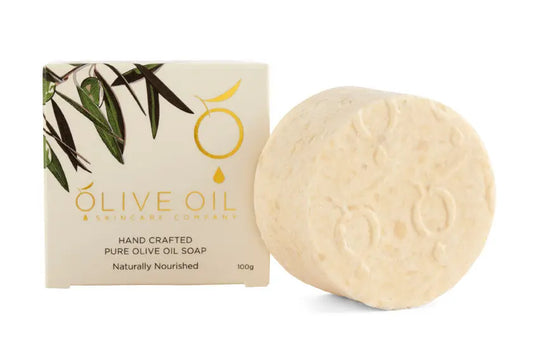 Australian Olive Oil + Bergamot + Rose Soap Bar | 100g The Olive Oil Skincare Company