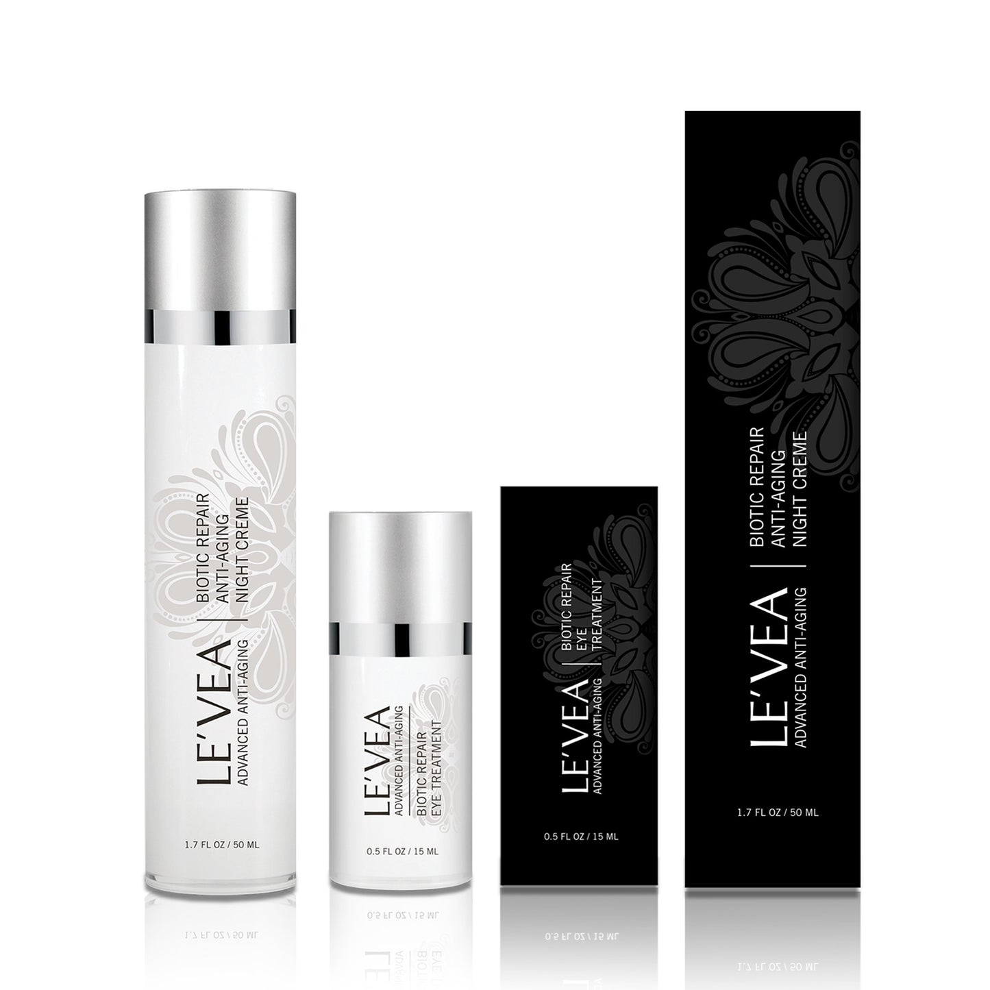 Le'Vea Collagen & Vitamin Anti-Aging Treatment + Night Repair Cream - Leisure Life USA