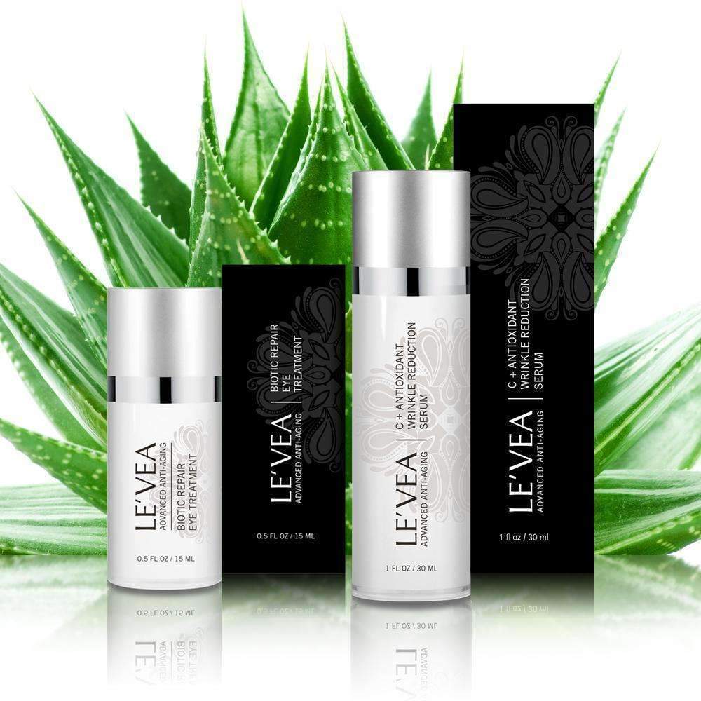LE'VEA Age Defense Eye Wrinkle Cream + Vitamin C Serum - Leisure Life USA
