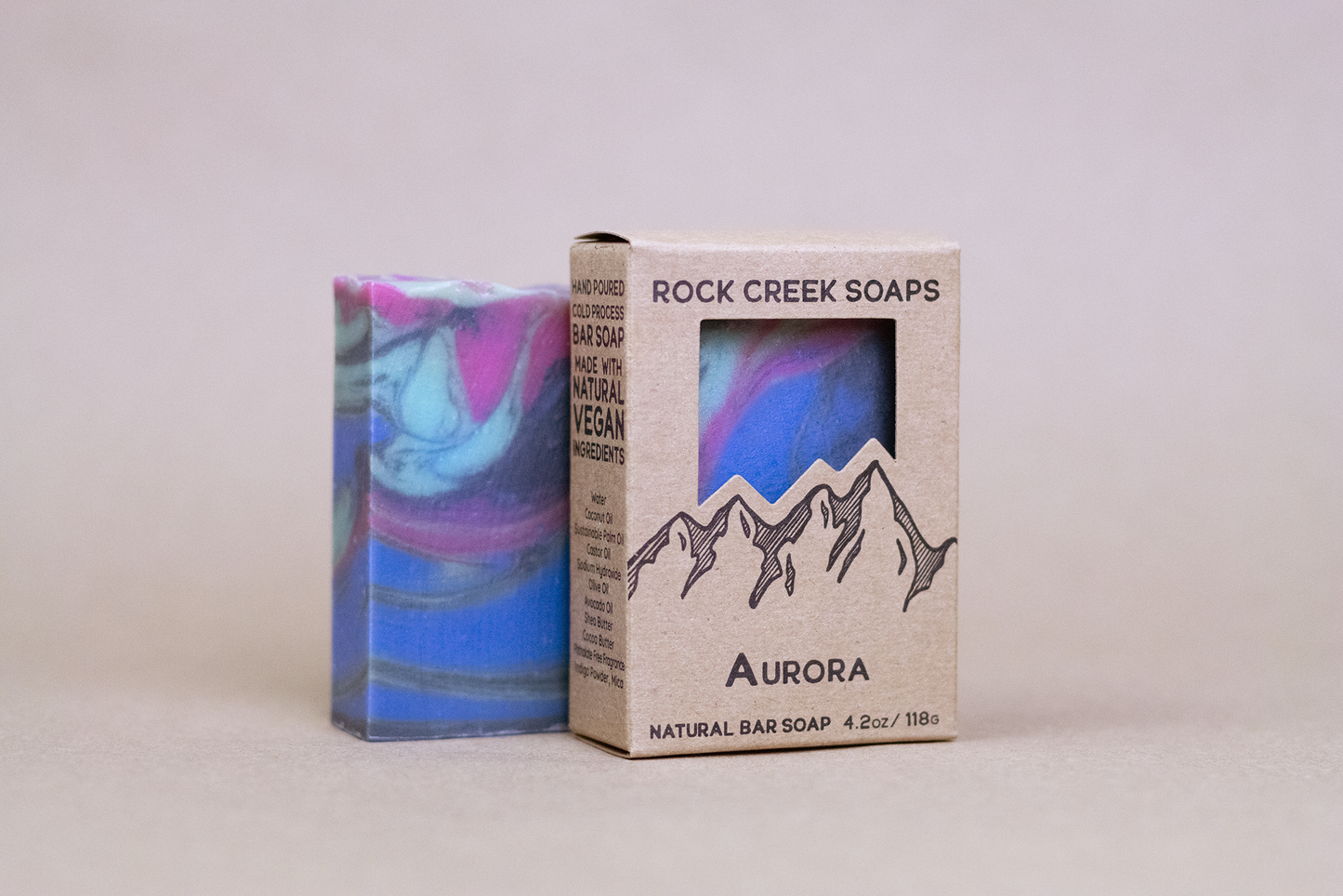 Rock Creek Dark Fruit + Musk Soap Bar  | Aurora Rock Creek Soaps