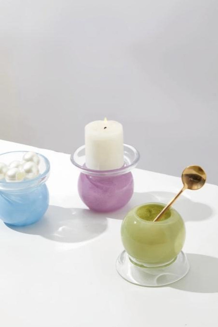Bonbon Dopamine Candle Holders, Cute Whimsical Decorative Ornament - Leisure Life USA