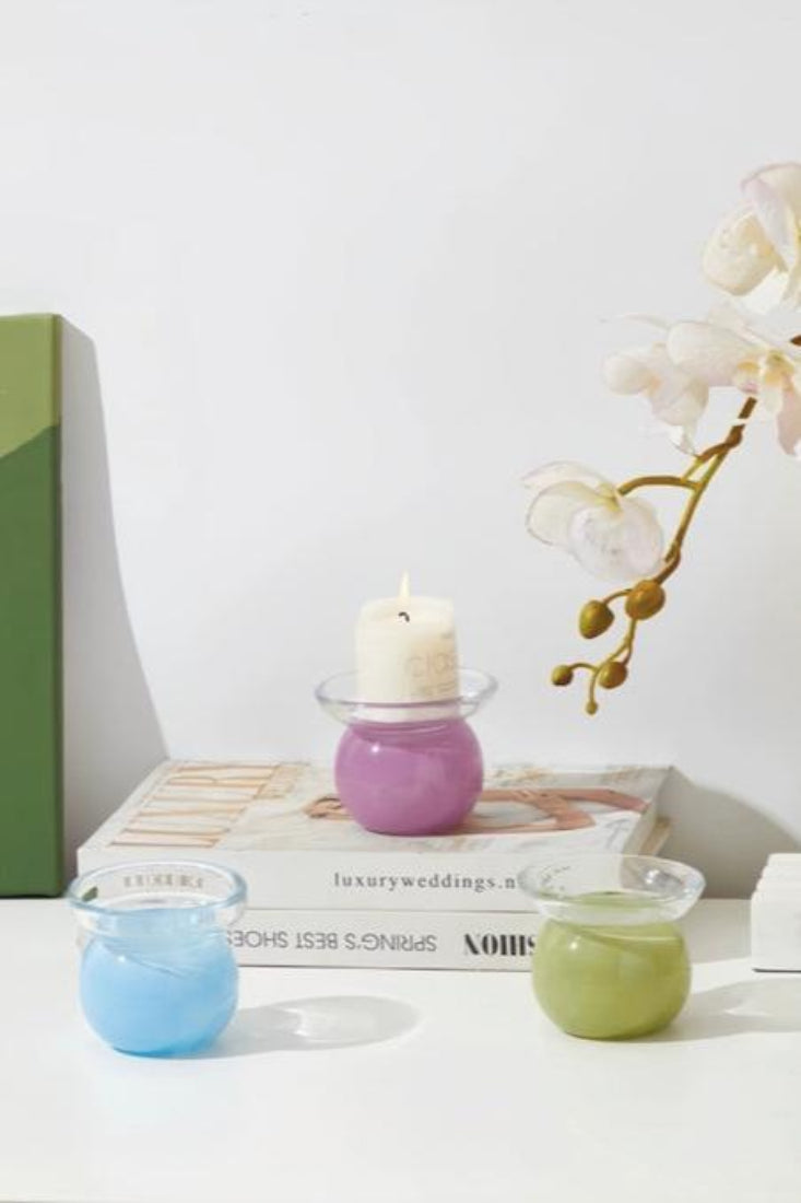 Bonbon Dopamine Candle Holders, Cute Whimsical Decorative Ornament - Leisure Life USA