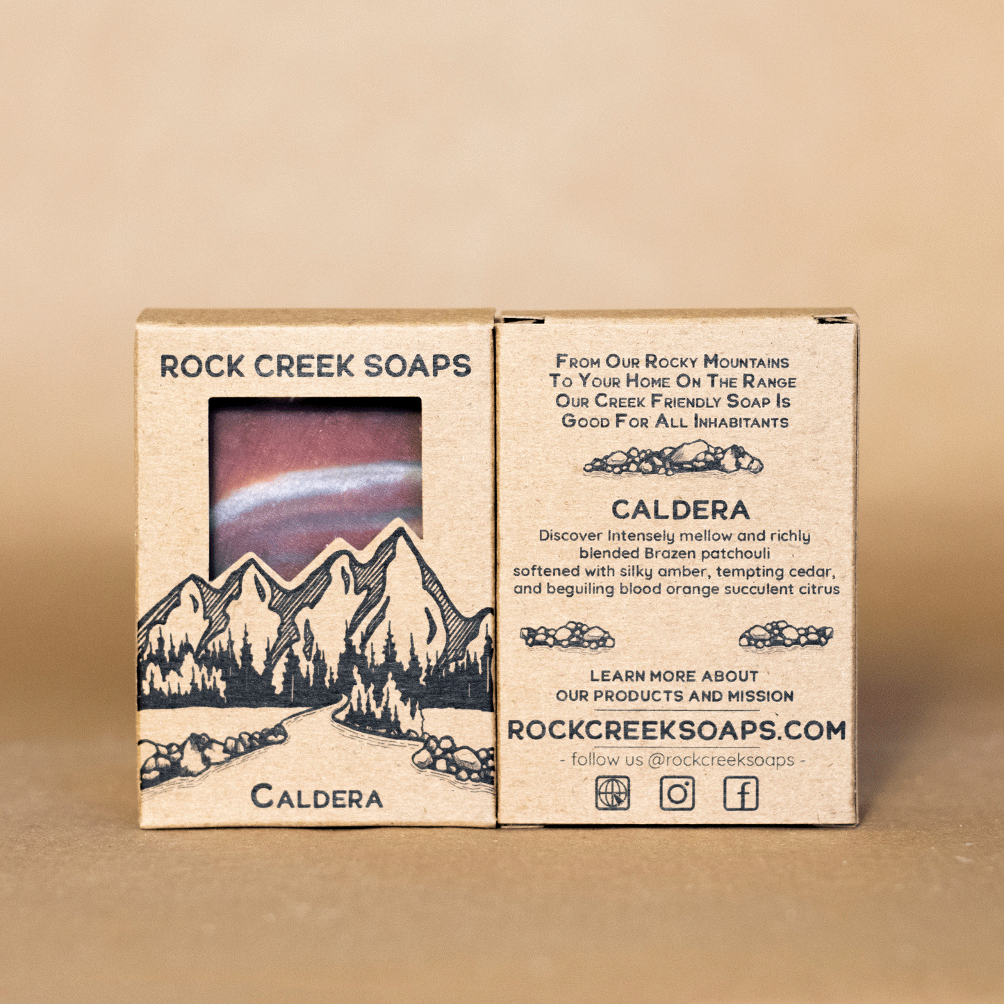 Rock Creek Cedar & Patchouli Soap Bar | Caldera Rock Creek Soaps