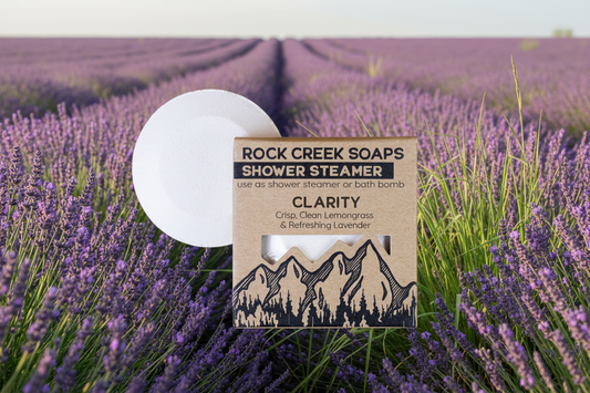 Rock Creek Lavender + Lemongrass Shower Steamer | Clarity