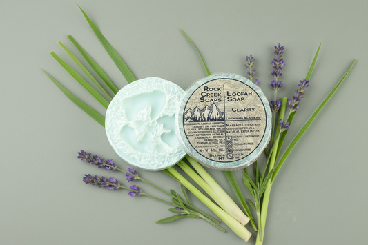Rock Creek Lemongrass + Lavender Loofah Soap | Clarity Rock Creek Soaps