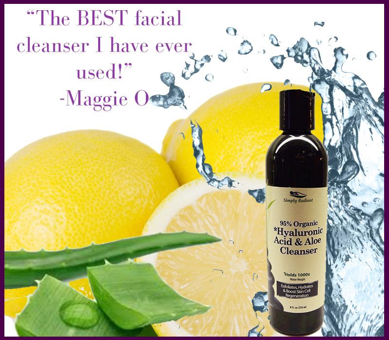 Organic Hyaluronic Acid & Aloe Micro Pearl Facial Cleanser - Leisure Life USA