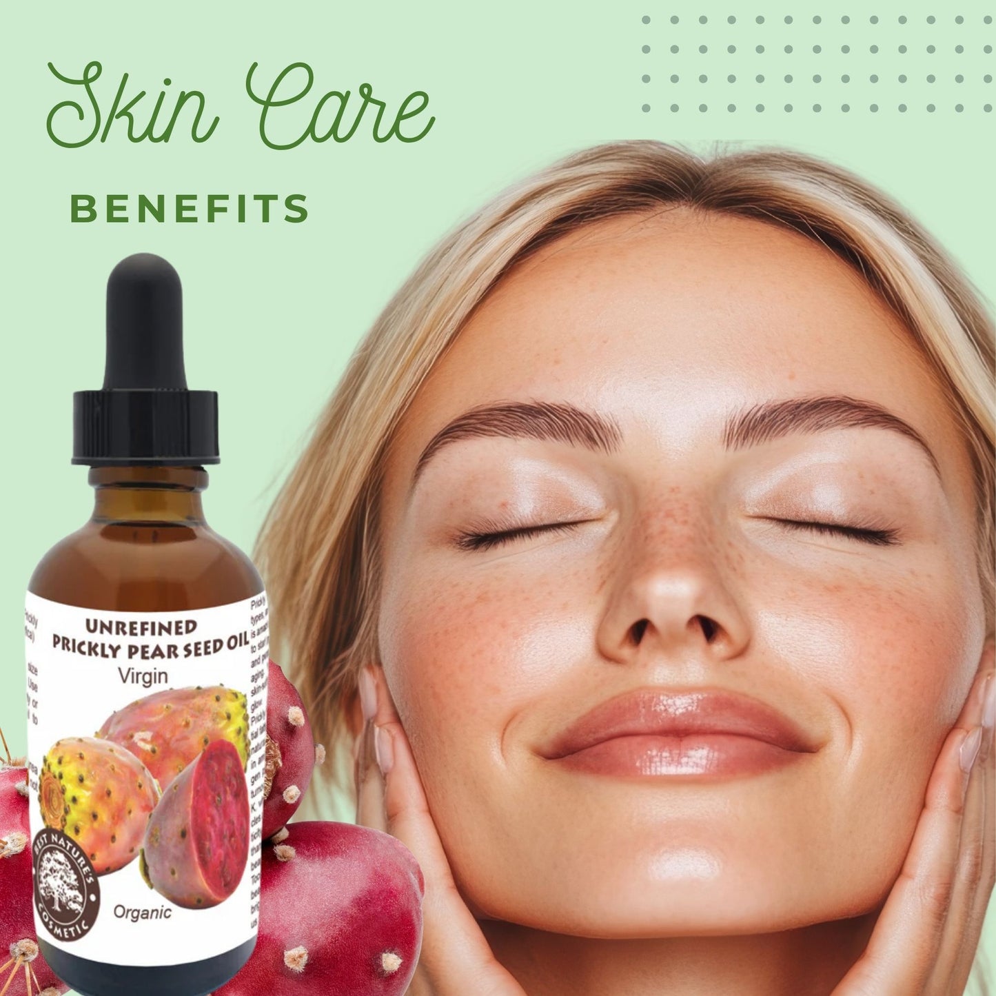 Prickly Pear Seed Oil (Organic, cold pressed, unrefined) - Leisure Life USA