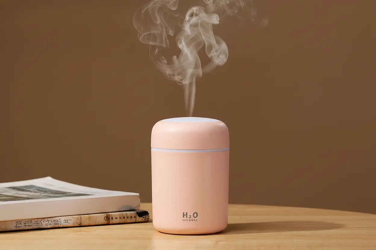 Portable Air Humidifier Aroma Essential Oil Diffuser | Home + Auto Teal Simba