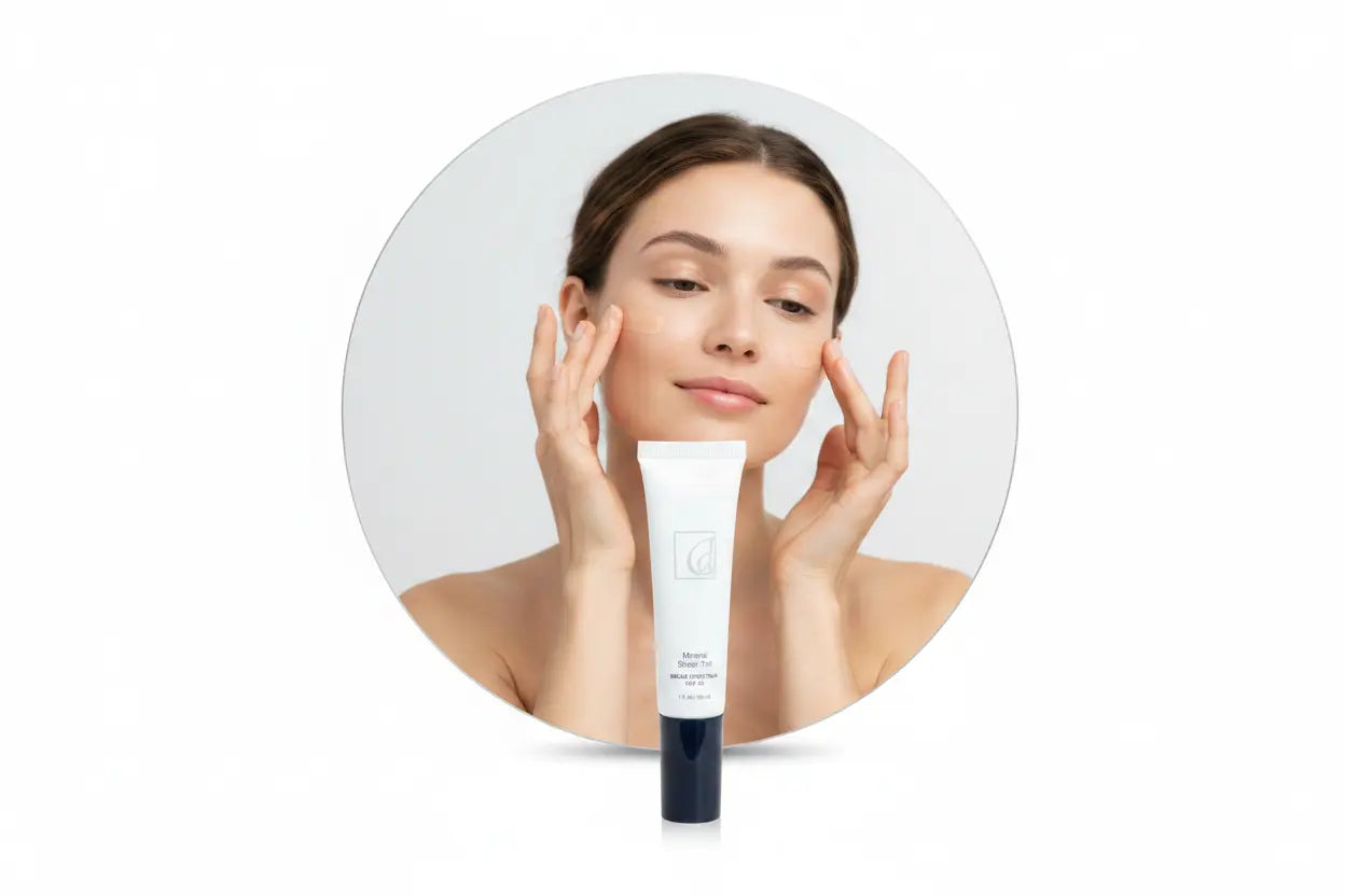 Mineral Sheer Tinted Facial Moisturizer | SPF20 + Vitamins Carmine Ariadne