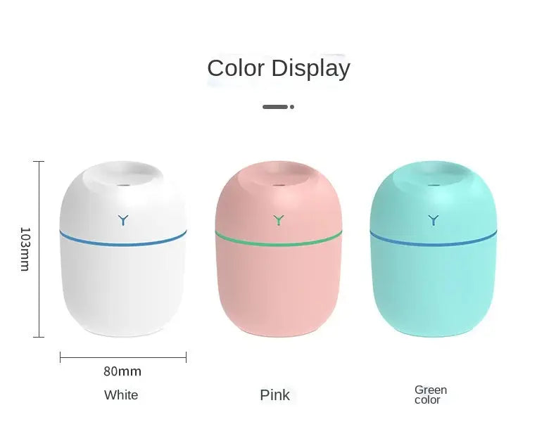 Portable Ultrasonic Humidifier USB Aroma Essential Oil Diffuser LED - Leisure Life USA