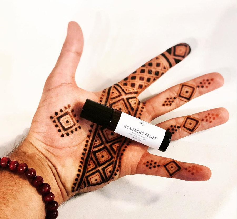 Organic Headache Relief Essential Oil Roll On - Leisure Life USA