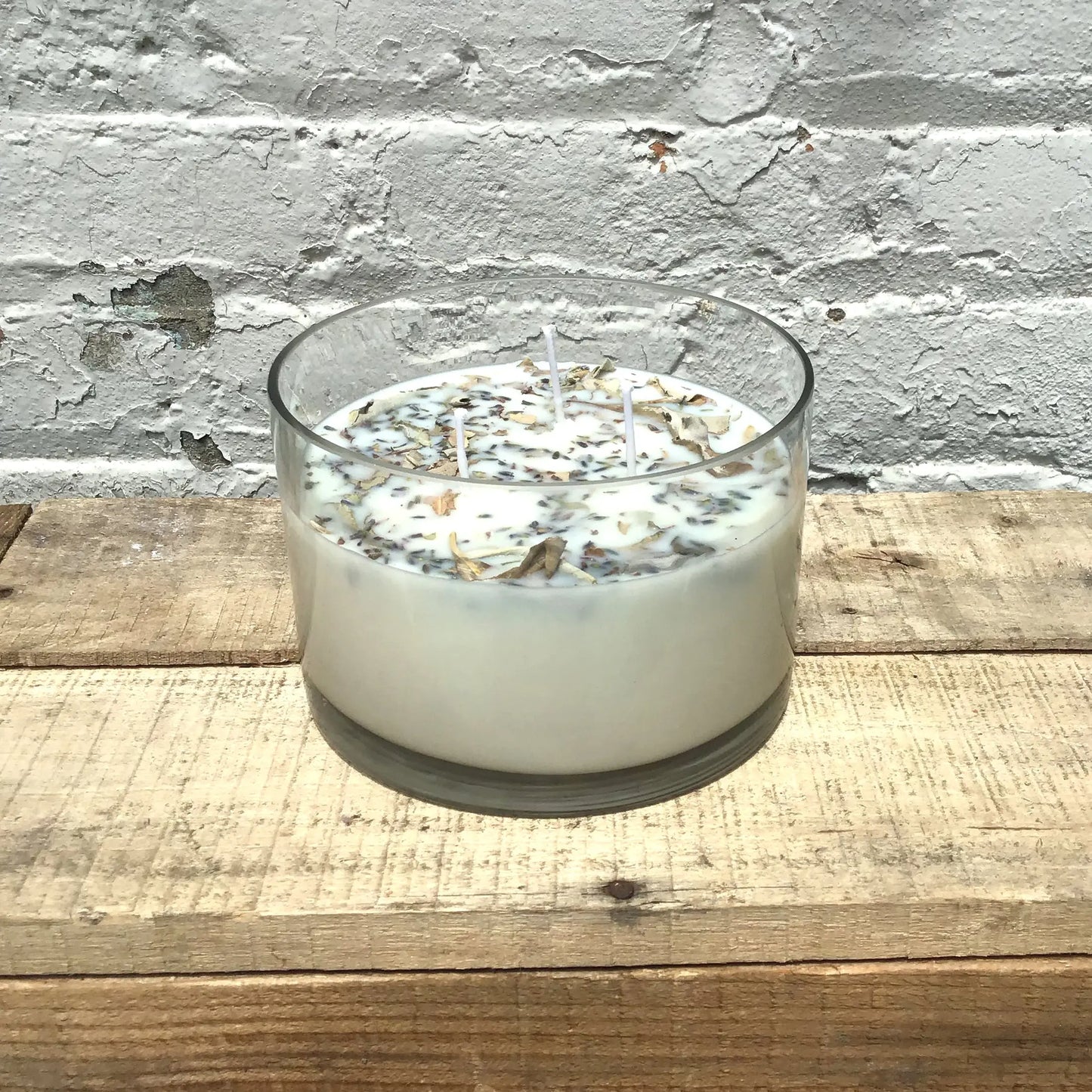 Lavender + White Sage Aromatherapy 3 Wick Large Soy Wax Candle - Leisure Life USA