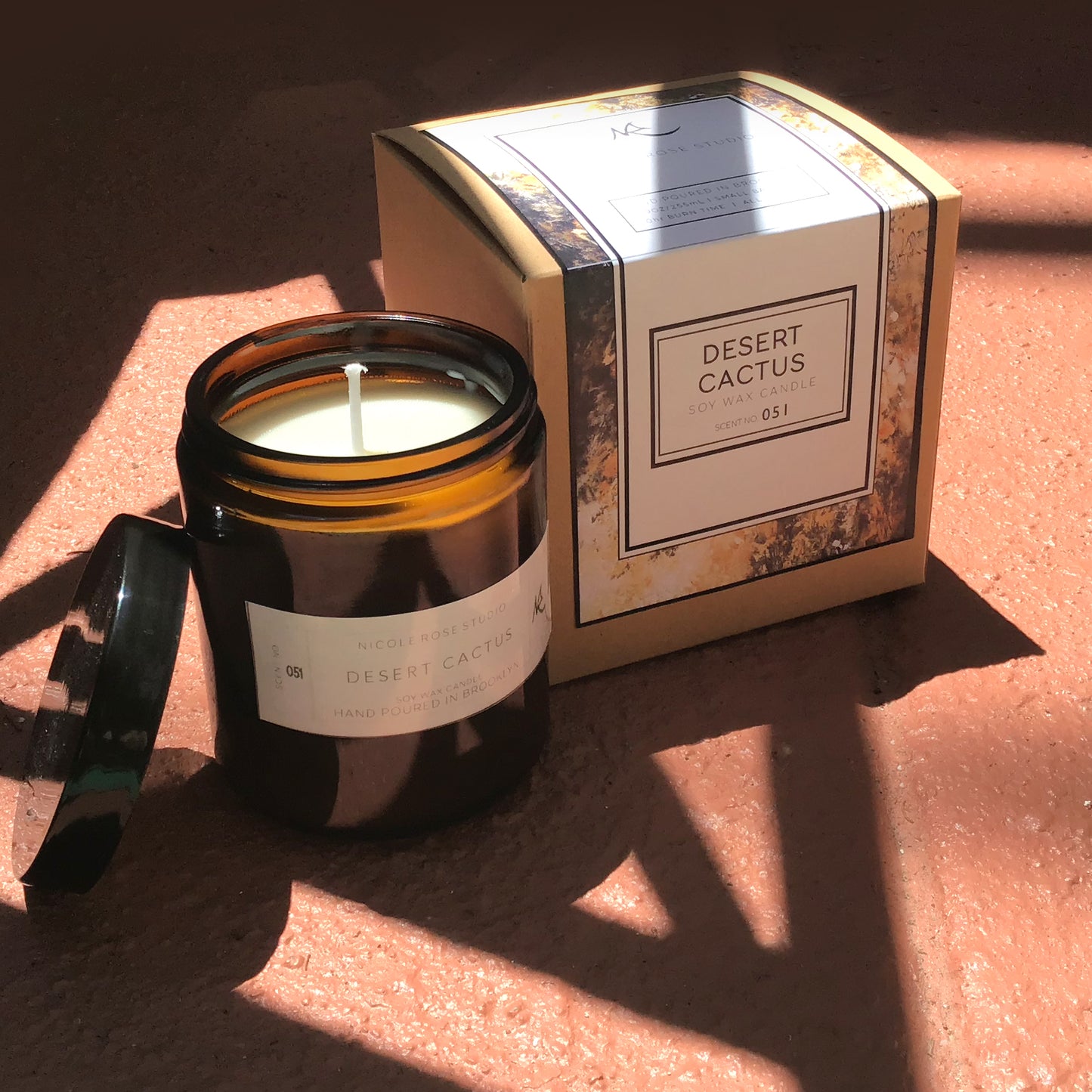 Desert Cactus Scented Soy Wax Candle - Leisure Life USA