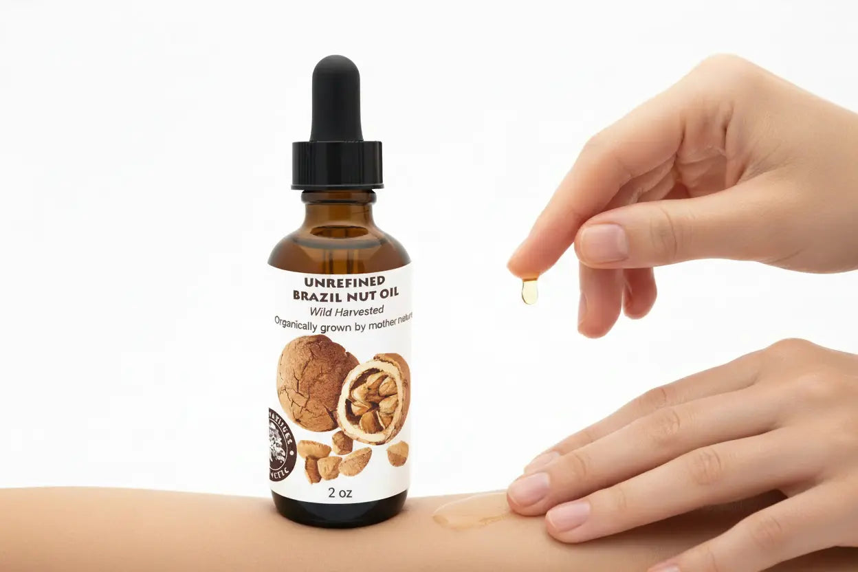 Brazil Nut Oil | Cold-Pressed + Unrefined Yellow Poppy