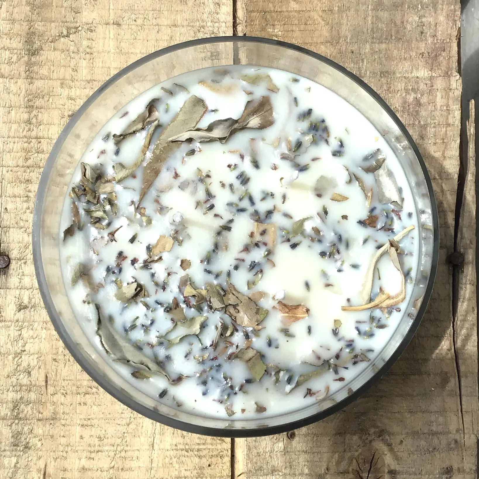 Lavender + White Sage Aromatherapy 3 Wick Large Soy Wax Candle - Leisure Life USA