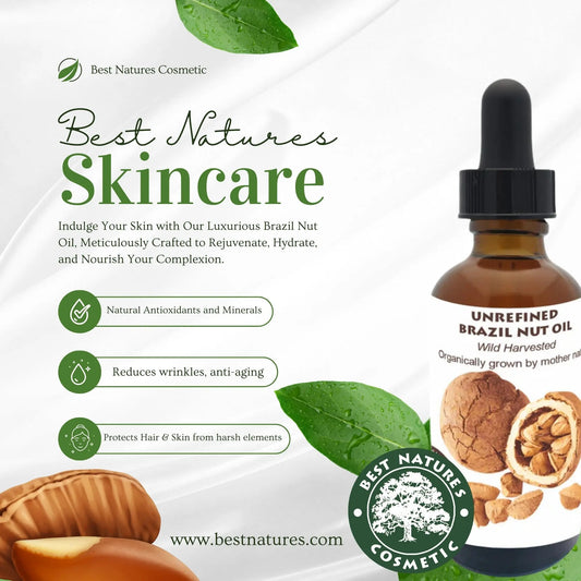 Brazil Nut Oil (organic, cold pressed, unrefined) - Leisure Life USA