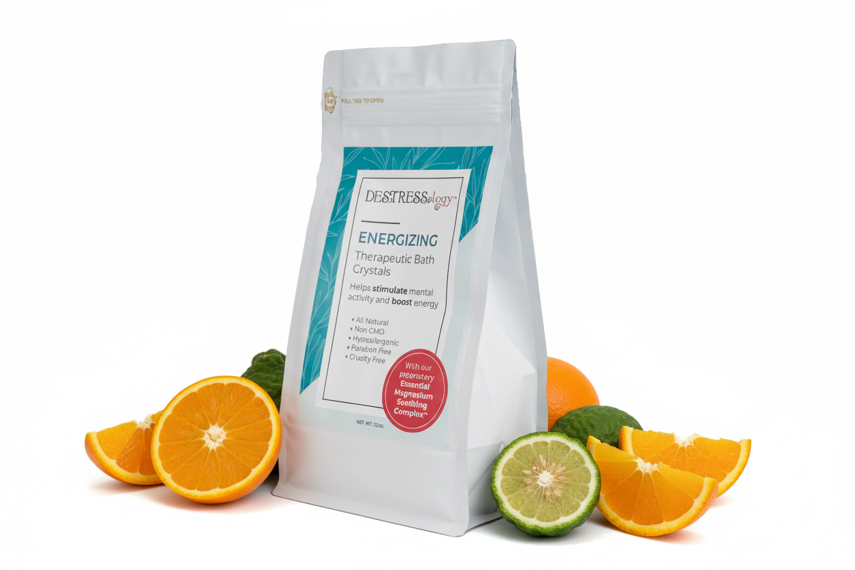 DESTRESSology Magnesium Energizing + Soothing Bath Crystals