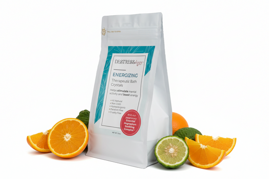 DESTRESSology Magnesium Energizing + Soothing Bath Crystals