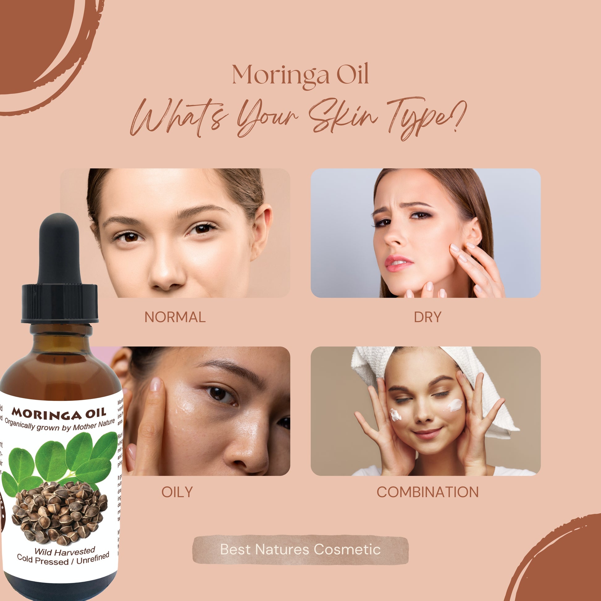 Moringa Seed Oil (organic, cold pressed, unrefined) - Leisure Life USA