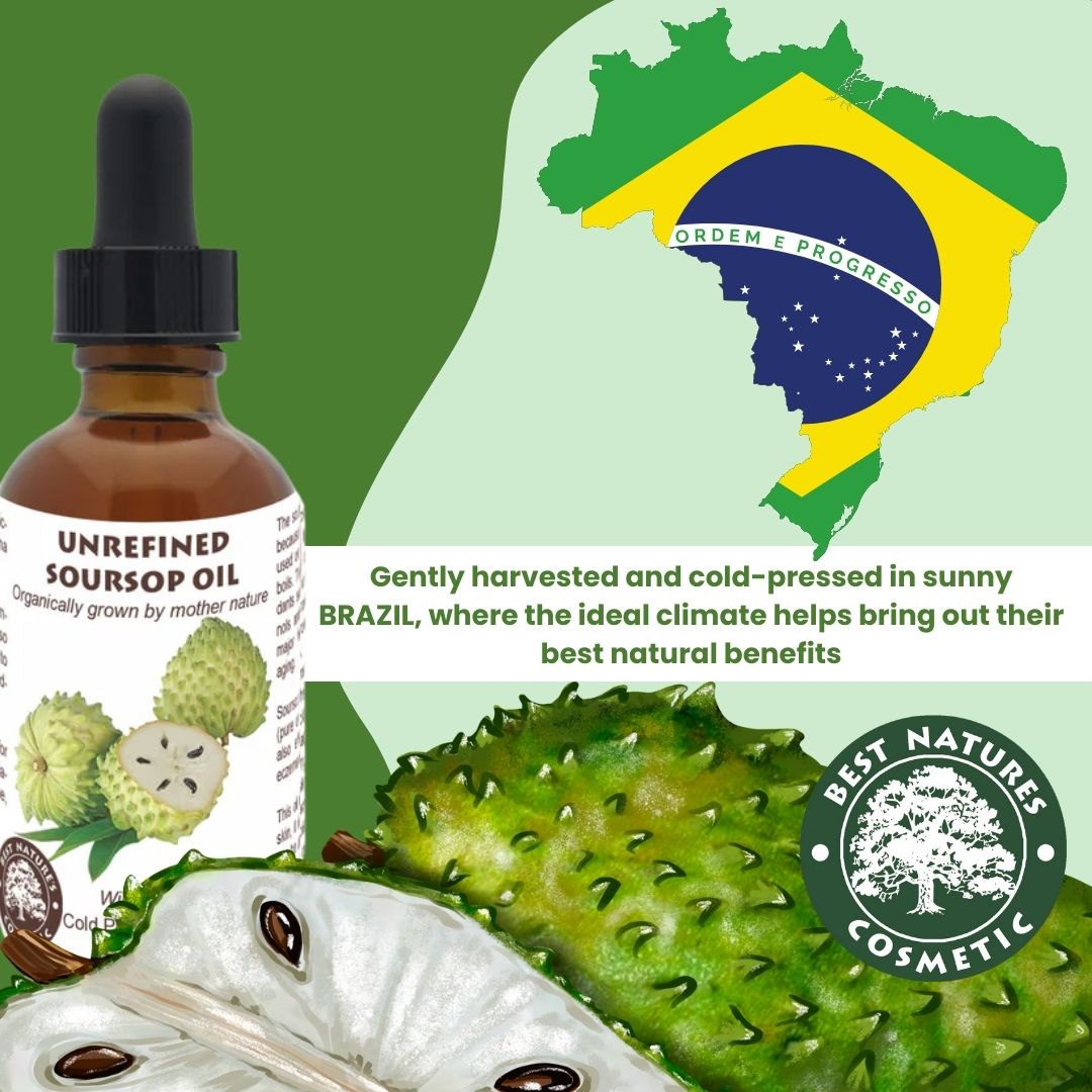 Soursop Graviola Guanabana Oil (organic, cold pressed, unrefined) - Leisure Life USA