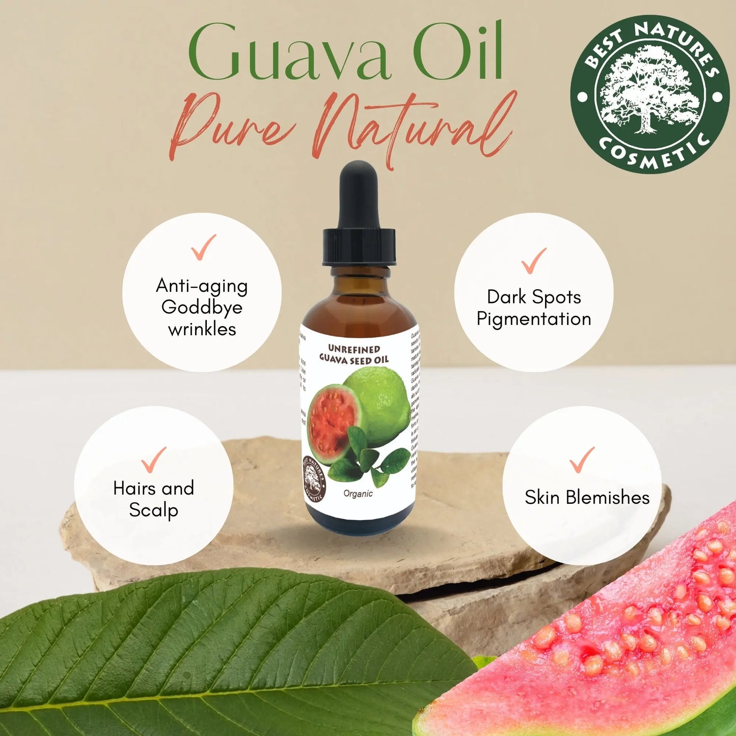 Guava Seed Oil (organic, cold pressed, unrefined) - Leisure Life USA