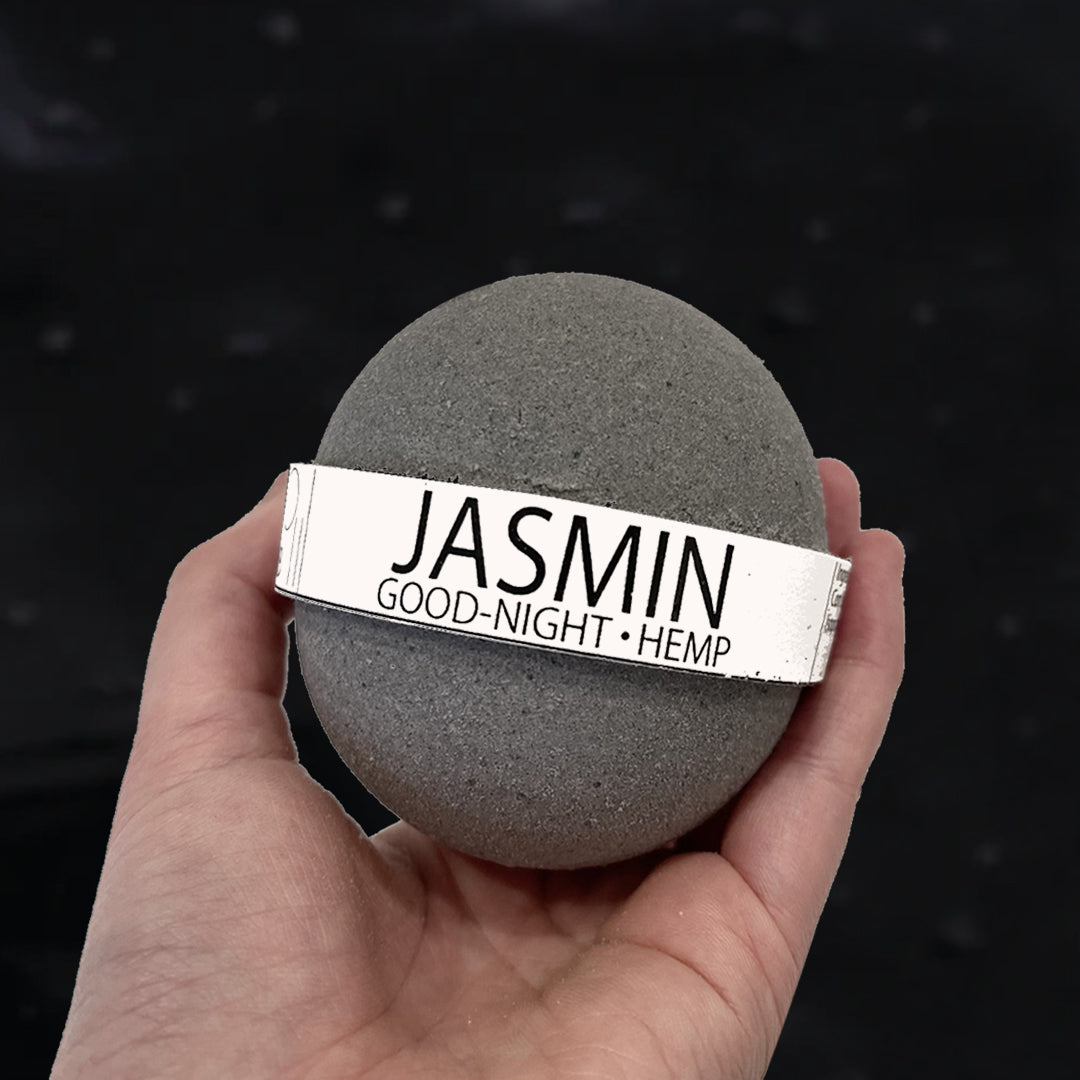 Goodnight Jasmine and Hemp Oil Bath Bomb - 8oz - Leisure Life USA
