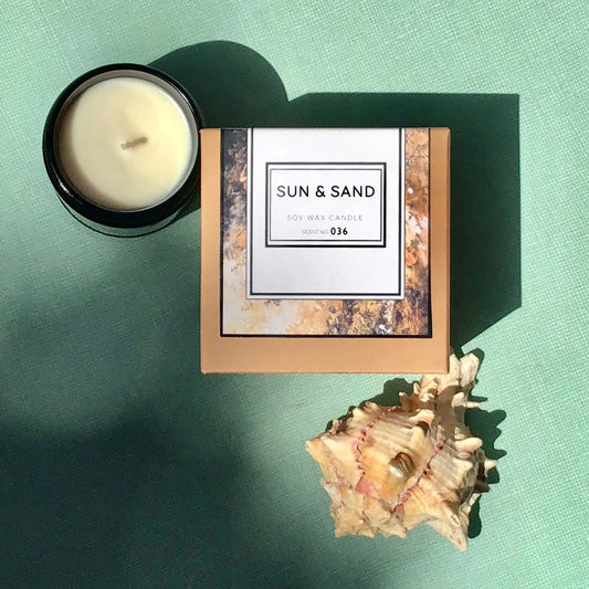 Sun + Sand Soy Wax Candle - Leisure Life USA