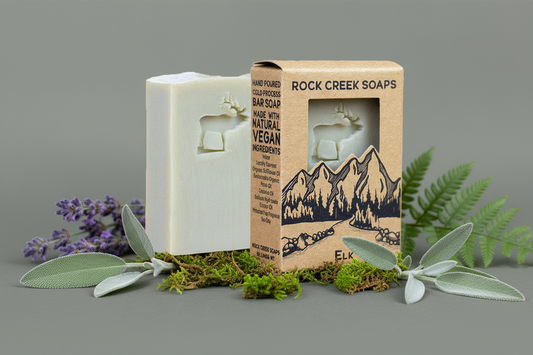 Rock Creek Lavender + Sage + Musk Soap Bar | Elk Rock Creek Soaps
