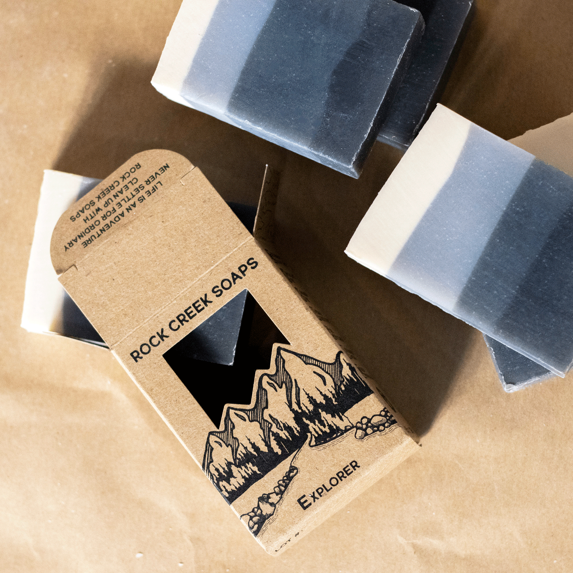 Rock Creek Teakwood + Cardamom + Sandalwood Soap Bar | Explorer Rock Creek Soaps
