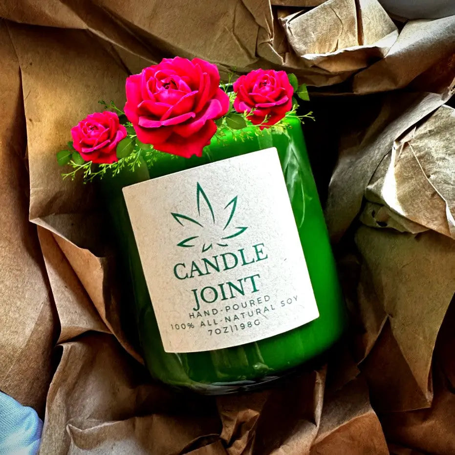 100% All Natural Soy Wax Candle | Crackling Wood Wick Candle Joint