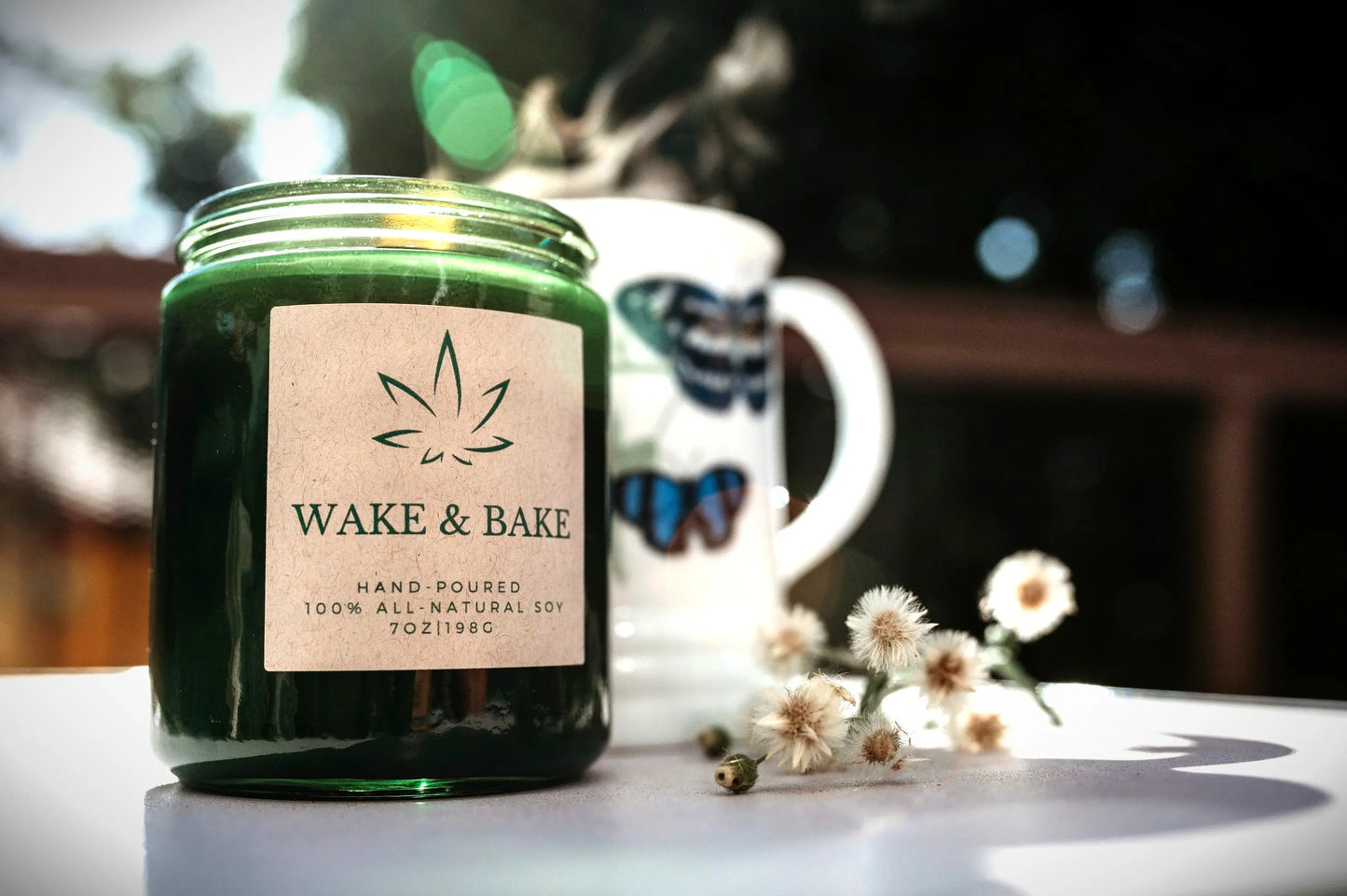 100% All Natural Soy Wax Candle | Crackling Wood Wick Candle Joint