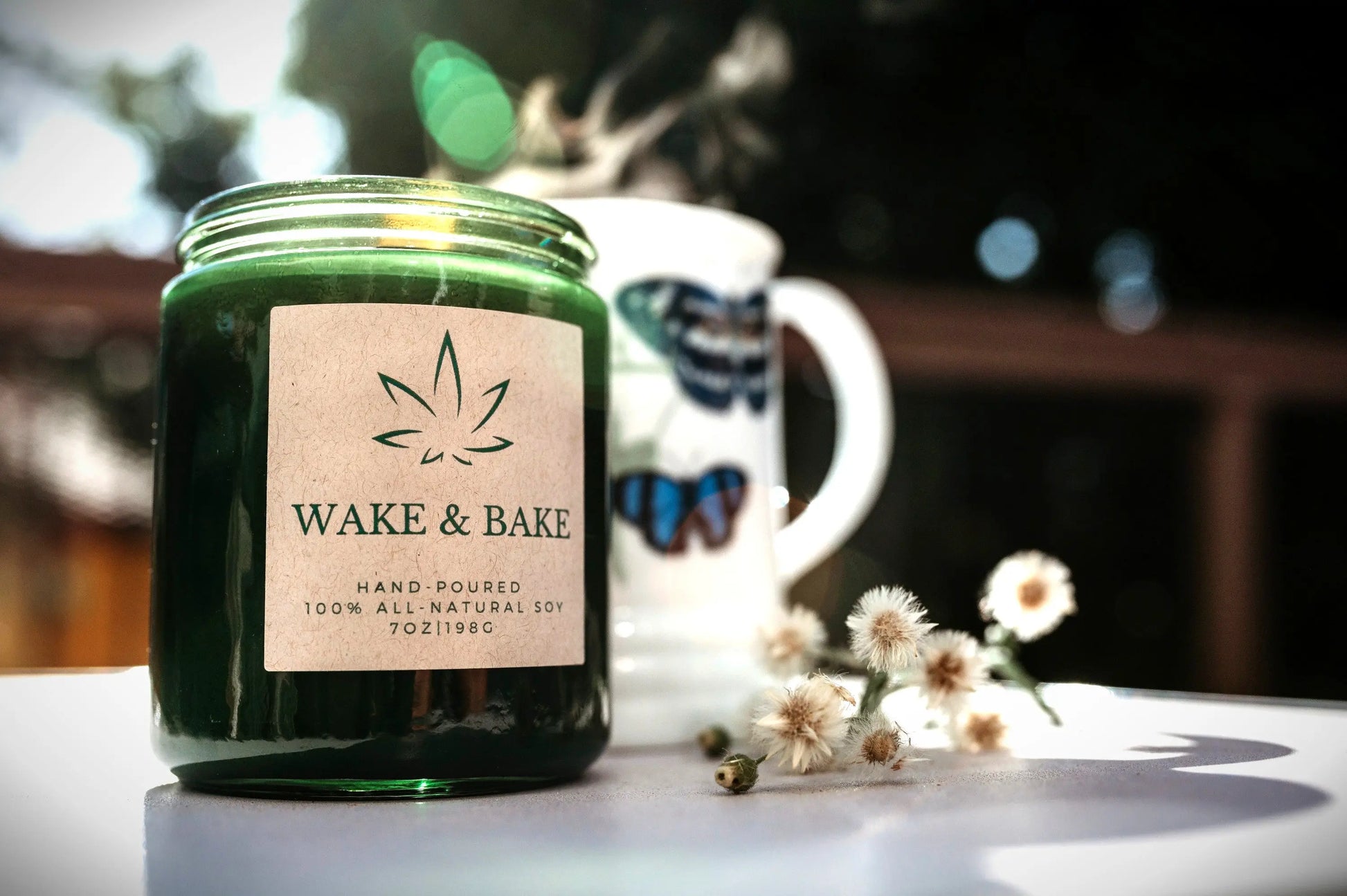 100% All Natural Soy Wax Candle | Crackling Wood Wick Candle Joint