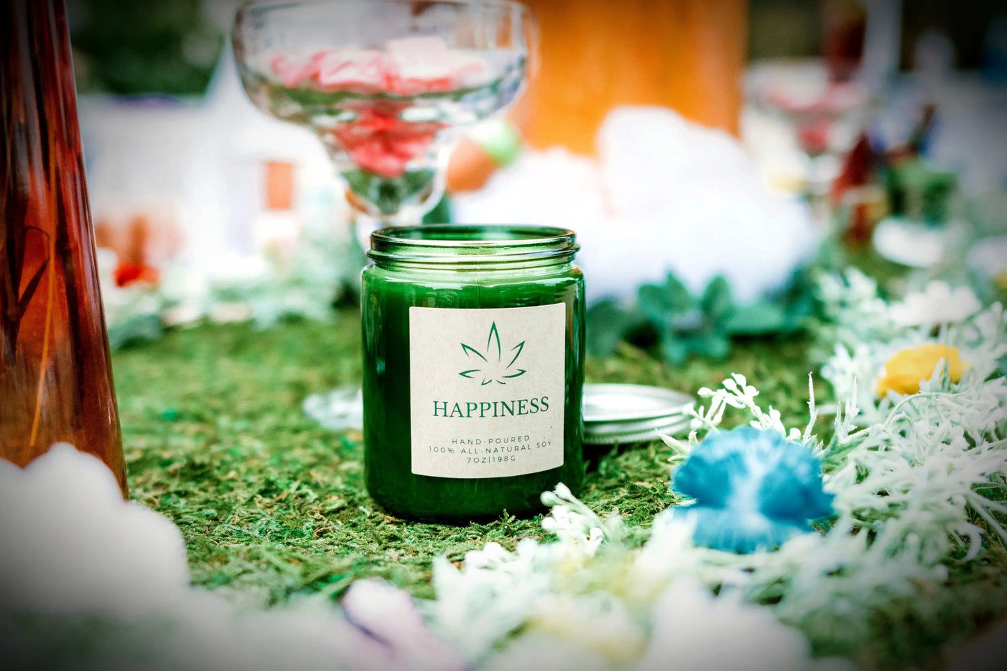 100% All Natural Soy Wax Candle | Crackling Wood Wick Candle Joint