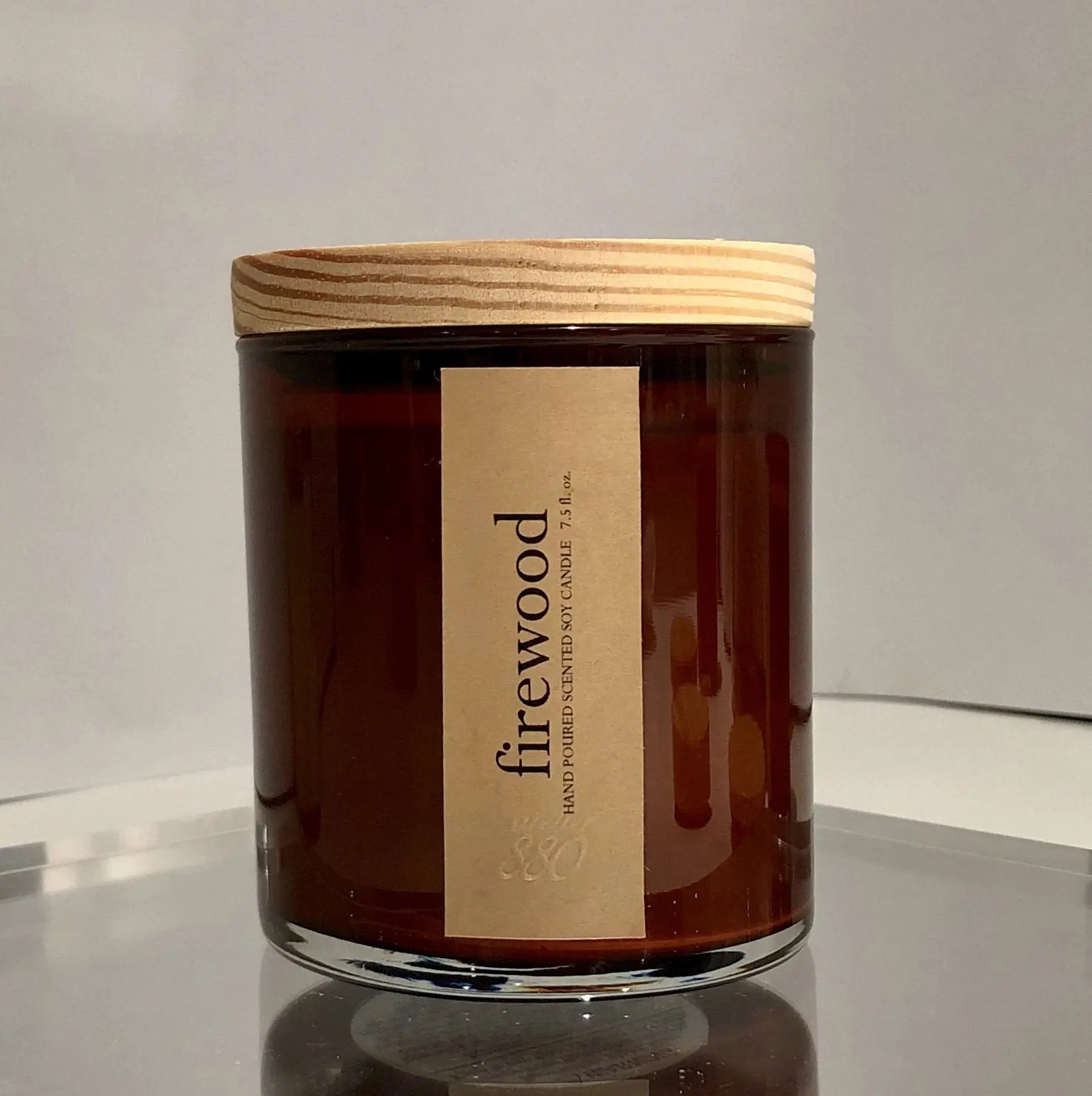 firewood scented candle - Leisure Life USA