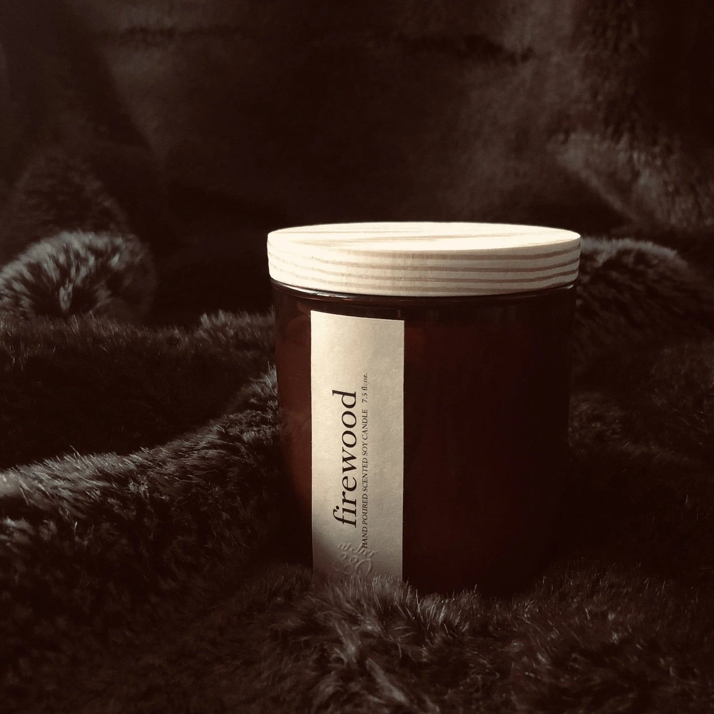 firewood scented candle - Leisure Life USA