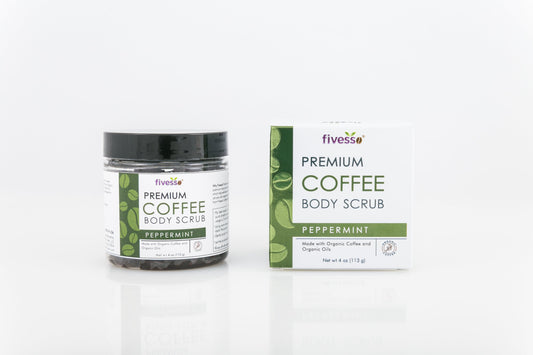 Peppermint - Premium Coffee Scrub - Leisure Life USA