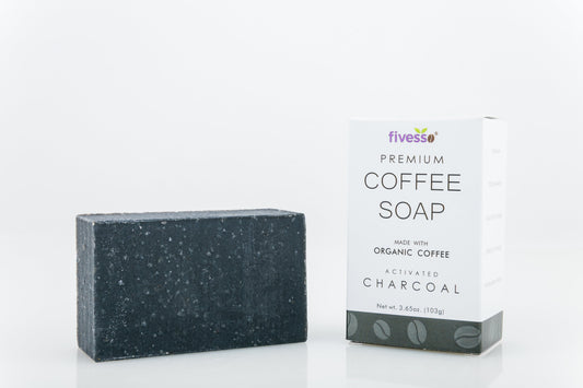 Fivesso Organic Coffee Soap Bar | 3.65 oz - Leisure Life USA