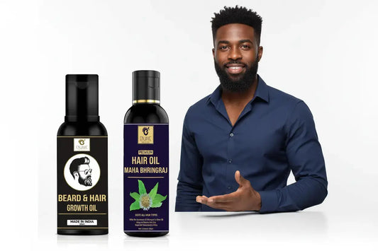 Maha Bhringraj Herbal Hair Oil & Beard Growth oil Viridian Castor