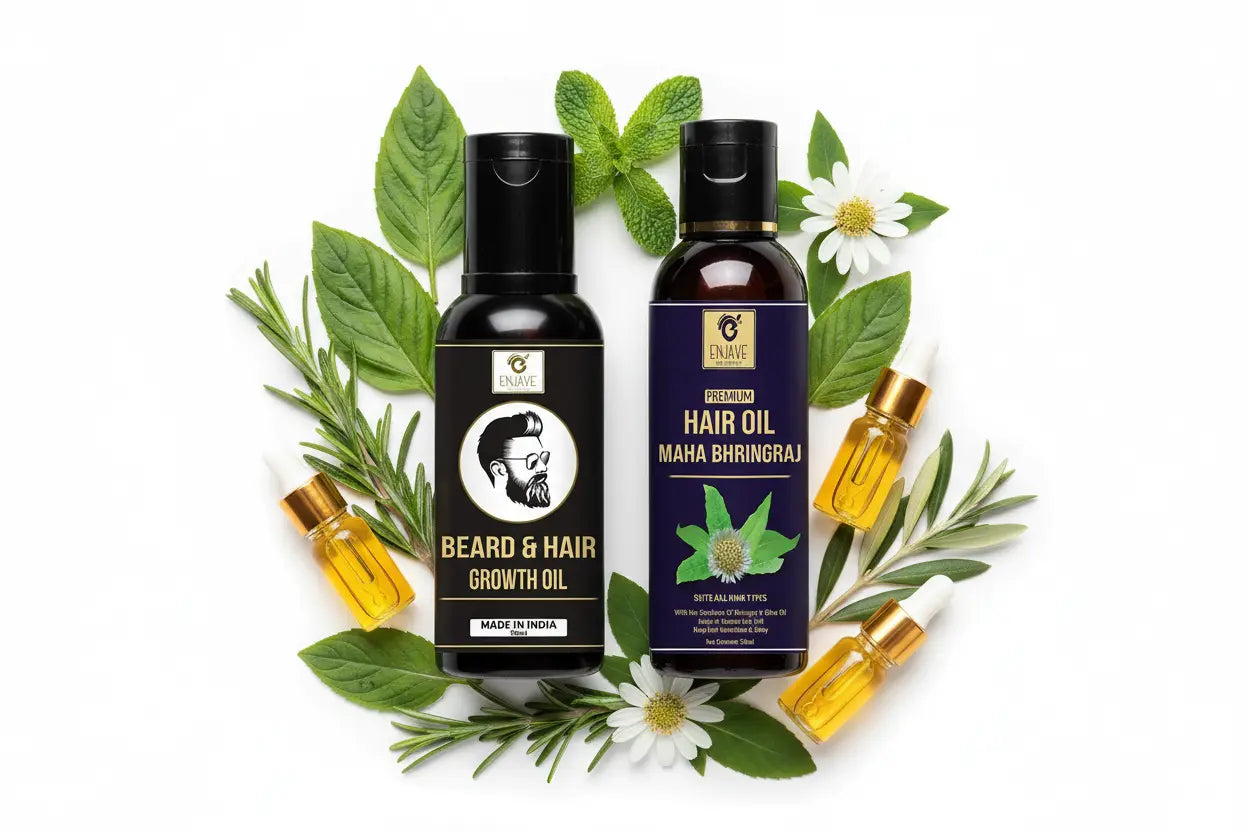 Maha Bhringraj Herbal Hair Oil & Beard Growth oil Viridian Castor